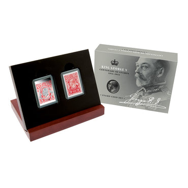 2014 King George V Centenary of Stamps Coin & Stamp