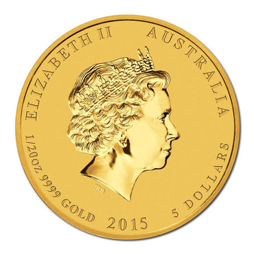 2015 Year of the Goat 1/20oz Gold UNC