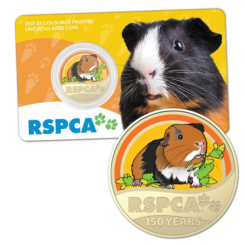 $1 2021 RSPCA 150th Anniversary UNC - Guinea Pig