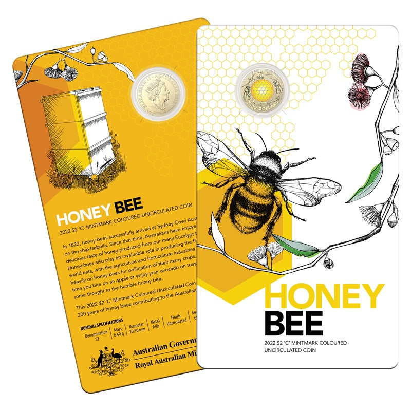 $2 2022 Honey Bee 'C' Mintmark UNC