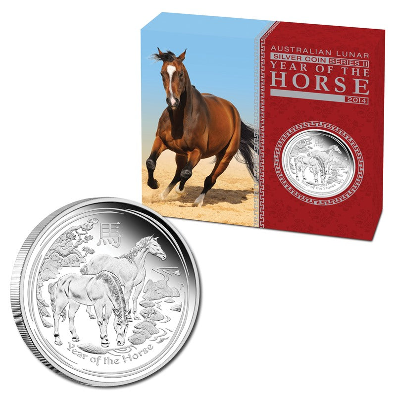 2014 Year of the Horse 1/2oz Silver Proof