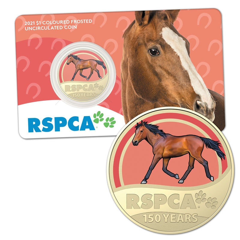 $1 2021 RSPCA 150th Anniversary UNC - Horse