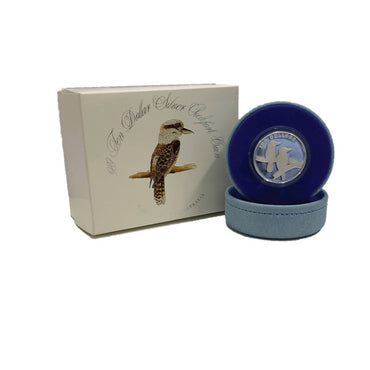 $10 1989 Kookaburras Piedfort Silver Proof