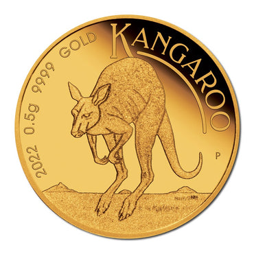 2022 Mini Kangaroo 0.5g Gold Coin