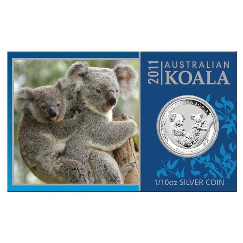 2011 Koala 1/10oz Silver 10c Coin