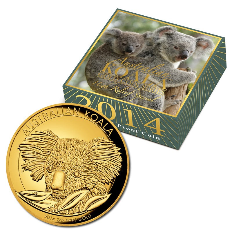 2014 Koala 2oz Gold High Relief Special Proof