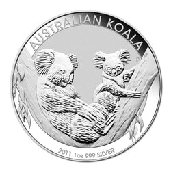 2010 Koala 1oz Silver Carded UNC
