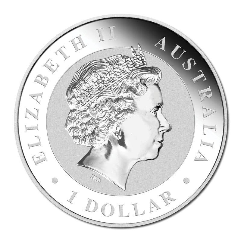 2014 Koala Coloured 1oz Silver Carded