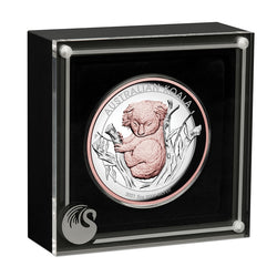 2021 Koala 5oz Silver Proof High Relief Gilded Coin