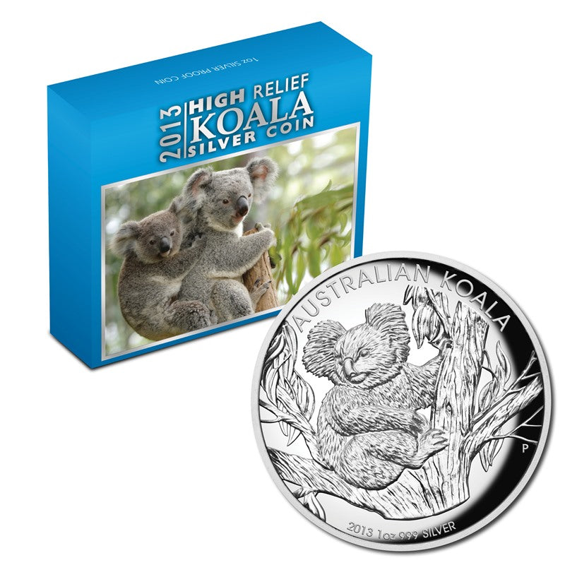 2013 Koala High Relief 1oz Silver Proof