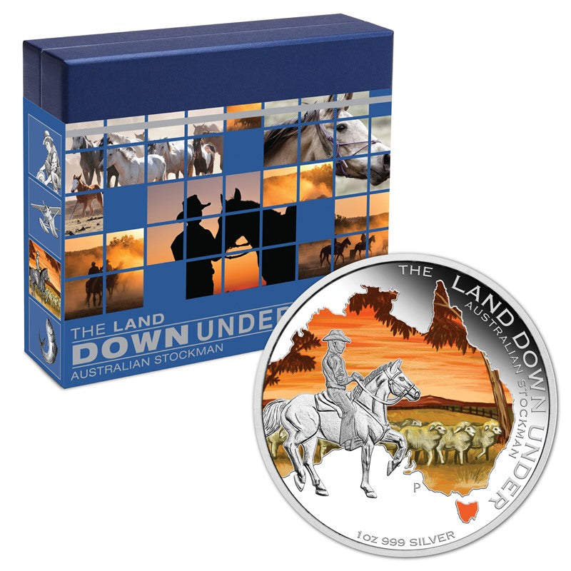 2014 Land Down Under - Stockman 1oz Silver