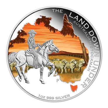 2014 Land Down Under - Stockman 1oz Silver