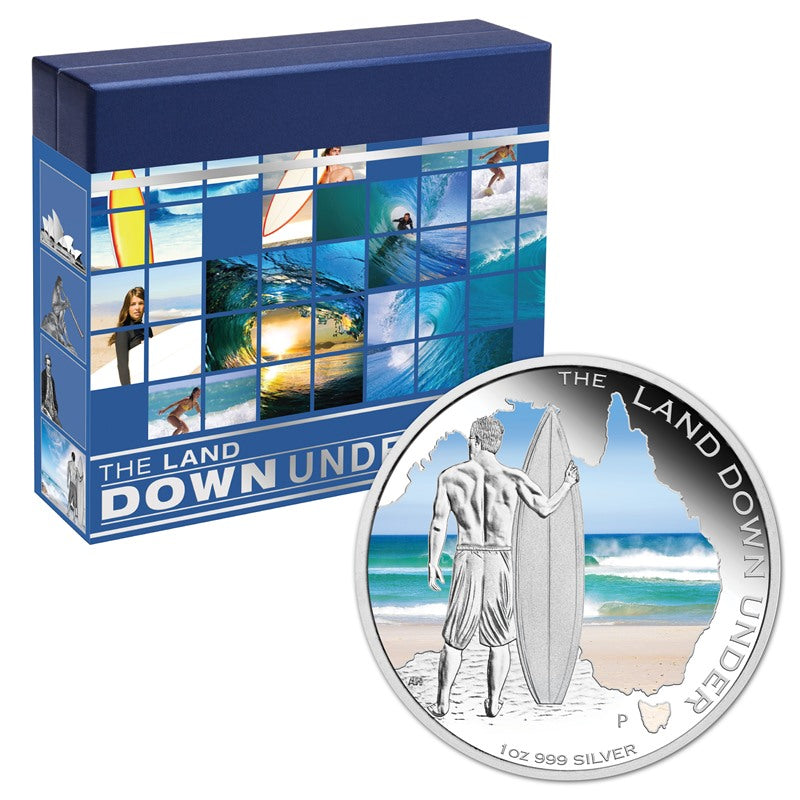 2013 Land Down Under - Lifestyle/Surfing 1oz Silver