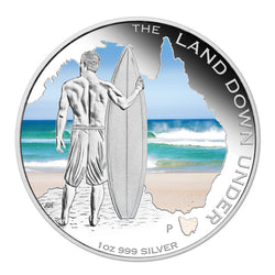 2013 Land Down Under - Lifestyle/Surfing 1oz Silver