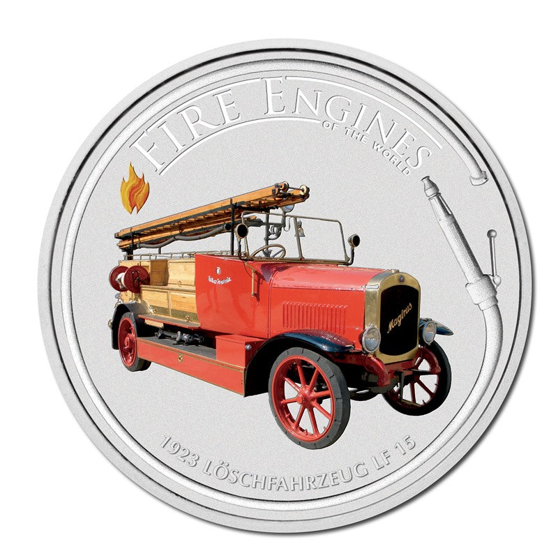 2006 Fire Engines of the World - German LF15 1oz Silver