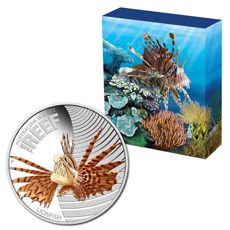 2009 Sealife Series - Lion Fish 1/2oz Silver Proof