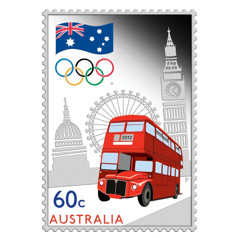 2012 Australian Olympic Team Stamp Coin Set