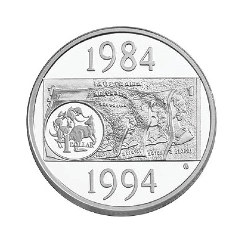 Masterpieces in Silver 2004 20 Years of Australian Dollar