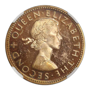 New Zealand 1963 Proof Halfpenny & Penny Pair