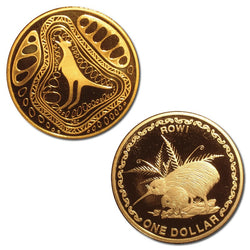 2005 Icons Kangaroo & Kiwi Two Coin Set $1 UNC