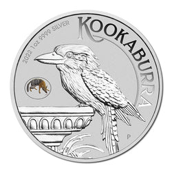 2022 Kookaburra 1oz Silver with Numbat Privy - ANDA Perth