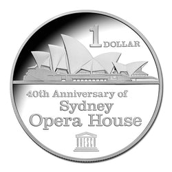 $1 2013 Opera House Silver Proof