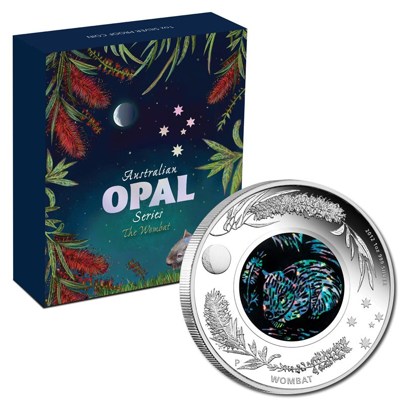 2012 Opal Series - Wombat 1oz Silver Proof