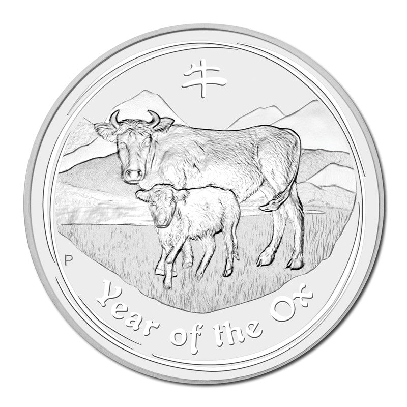 2009 Year of the Ox 1oz Silver UNC