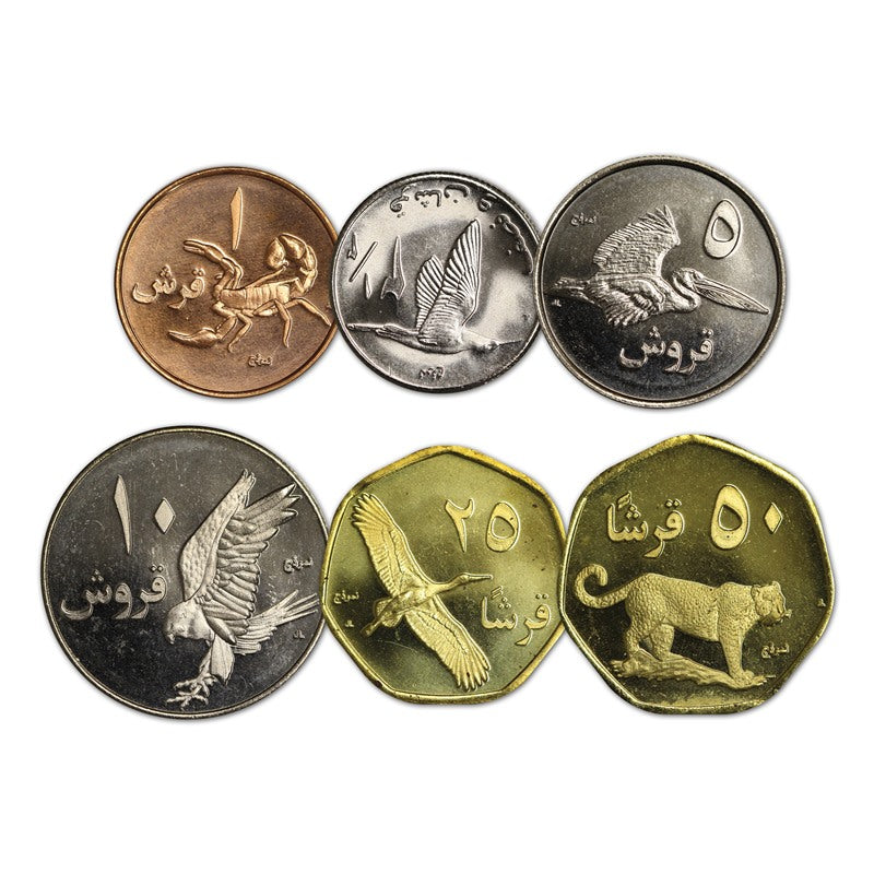 Palestine 2010 Fantasy 6 Coin Set