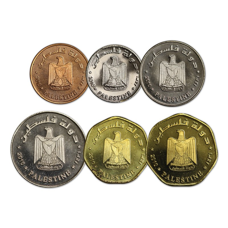Palestine 2010 Fantasy 6 Coin Set