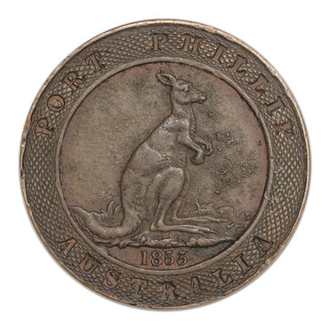 Australia 1853 Port Phillip Pattern 1oz Copper (£4)
