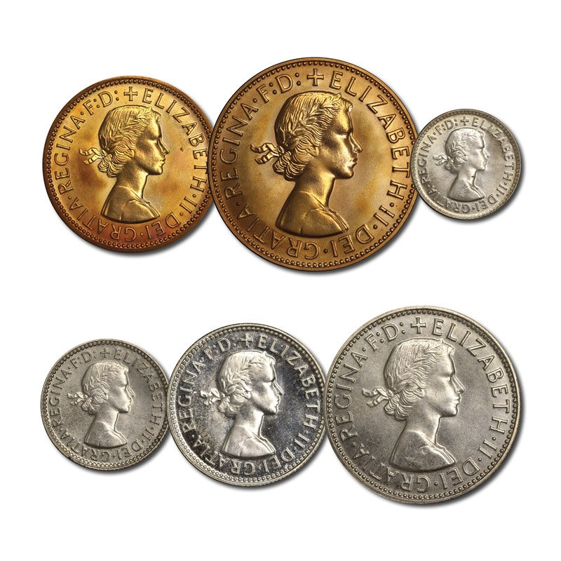 Australia 1955-1963 Complete 55 Coin Proof Set