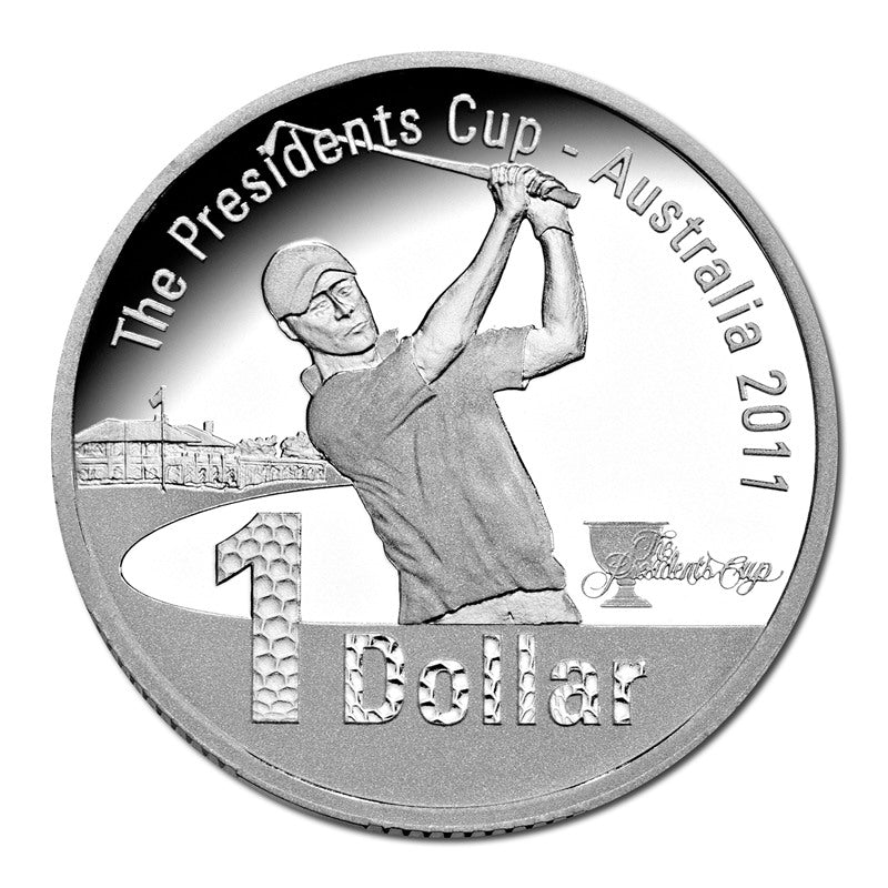 $1 2011 Presidents Cup Silver Proof