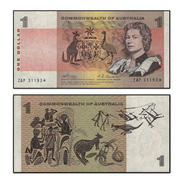 (1969) $1 Phillips/Randall R.73s - Star Replacement