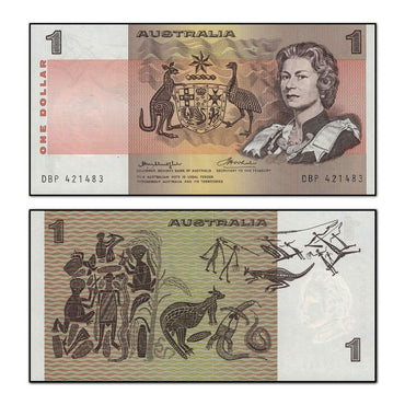 (1976) $1 Knight/Wheeler R.76bi - DBP Test Note