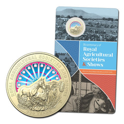 $1 2022 Bicentenary of the Royal Agricultural Societies & Shows Al/Bronze UNC
