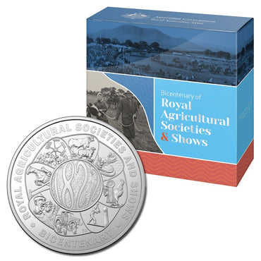 $5 2022 Bicentenary of the Royal Agricultural Societies & Shows Silver Proof