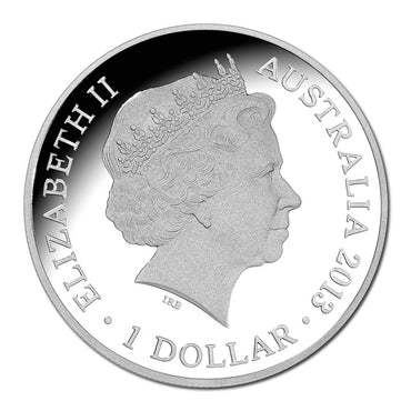 $1 2013 Year of the Snake 1oz Silver