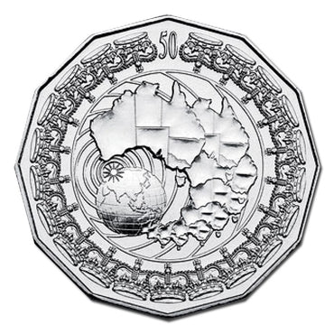 50c 2006 Royal Visit Carded UNC