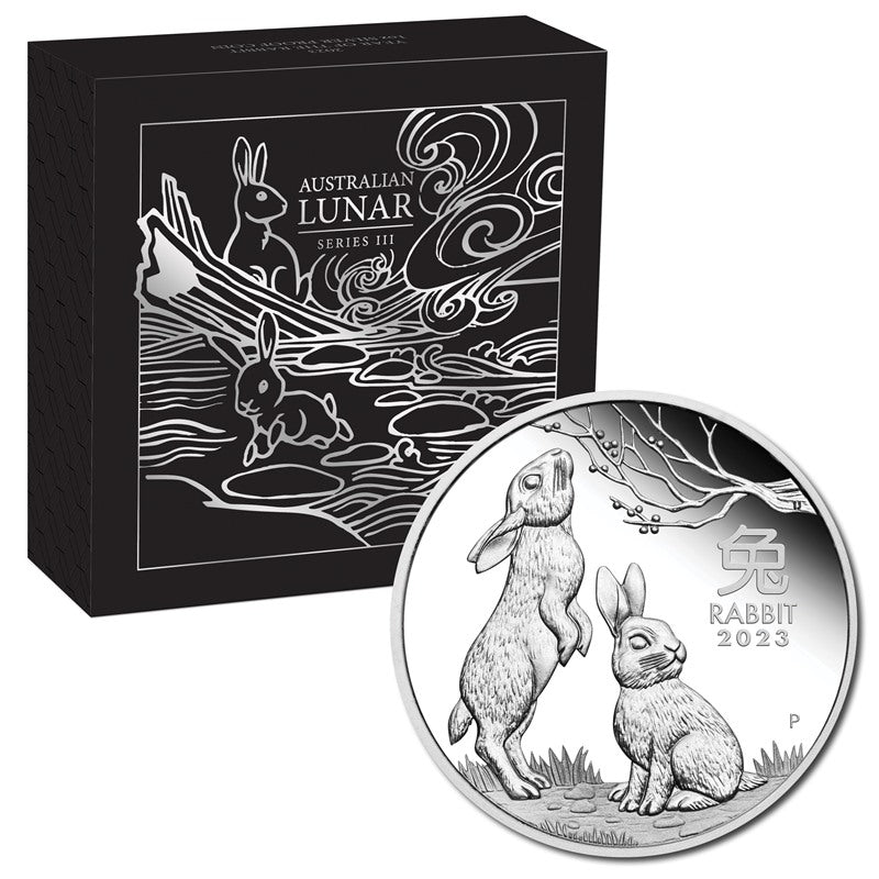 Australia 2023 Year of the Rabbit Silver Proof Coins