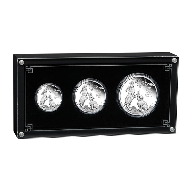 Australia 2023 Year of the Rabbit Silver Proof Coins