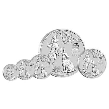 2023 Year of the Rabbit Silver Coins UNC