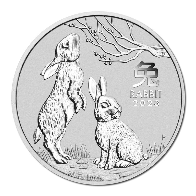 2023 Year of the Rabbit Silver Coins UNC