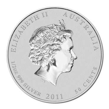 2011 Year of the Rabbit 1/2oz Silver UNC