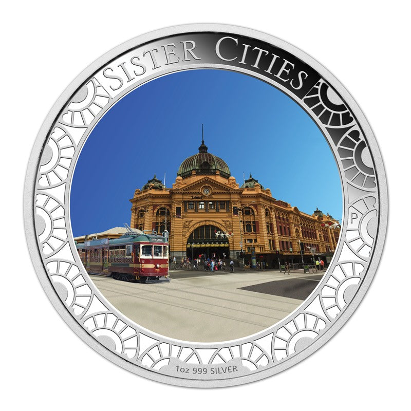 2013 Sister Cities 1oz Silver Proof - Perth ANDA Show