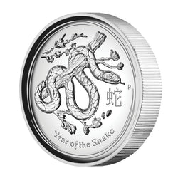 2013 Year of the Snake High Relief 1oz Silver Proof