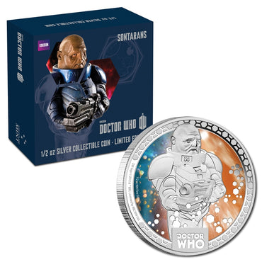 2014 Doctor Who - Sontarans - 1/2oz Silver Proof