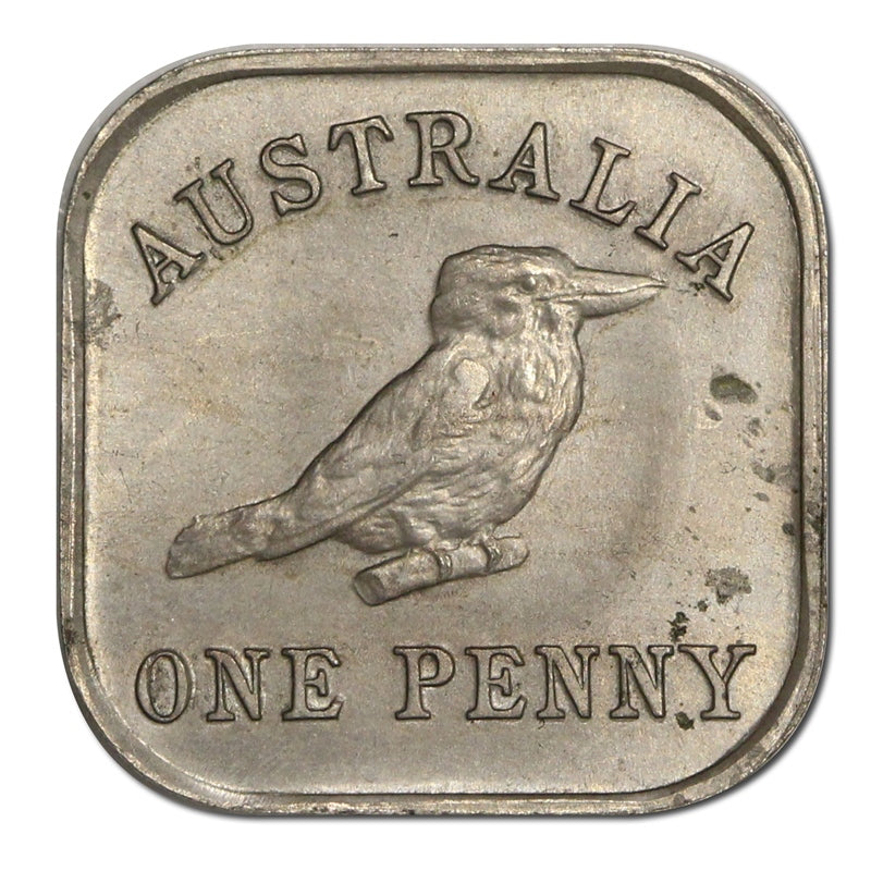 Australia 1921 Kookaburra Pattern Square Penny Trial UNC