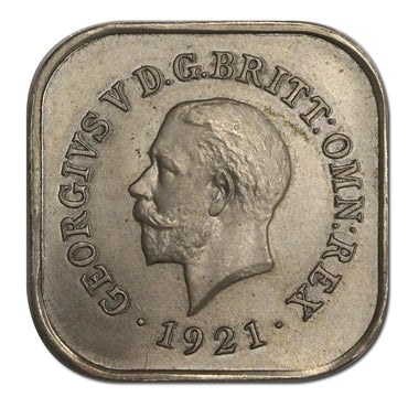 Australia 1921 Kookaburra Pattern Square Penny Trial UNC