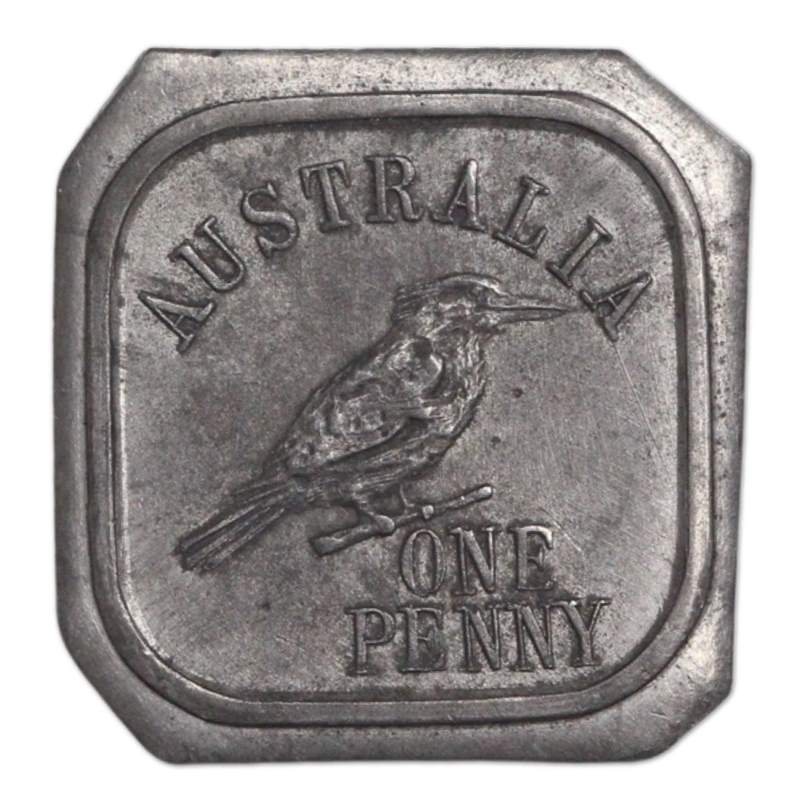 1920 Kookaburra Square One Penny Trial